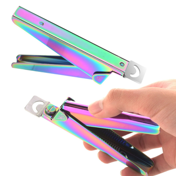 Monika Nails ψαλίδι νυχιών – ανοξείδωτο ατσάλι, λεπίδα μίας γραμμής, γαλλικού τύπου U-σχήματος σχεδίαση, για το σχήμα τεχνητών νυχιών