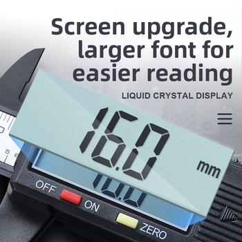 Vernier kalipras namų naudojimui, kompaktiškas jade apyrankės matavimo įrankis, plastmasinis korpusas