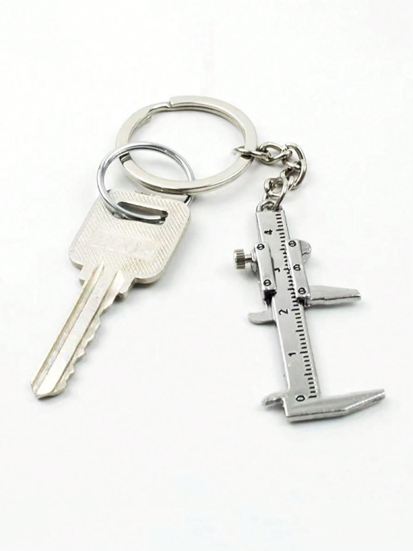 Vernier kalipras namų naudojimui, kompaktiškas jade apyrankės matavimo įrankis, plastmasinis korpusas