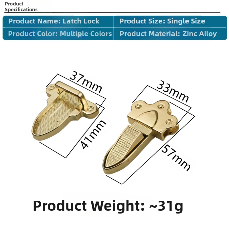 Багажна заключваща брава - модел Y1627 - метал Yongrun