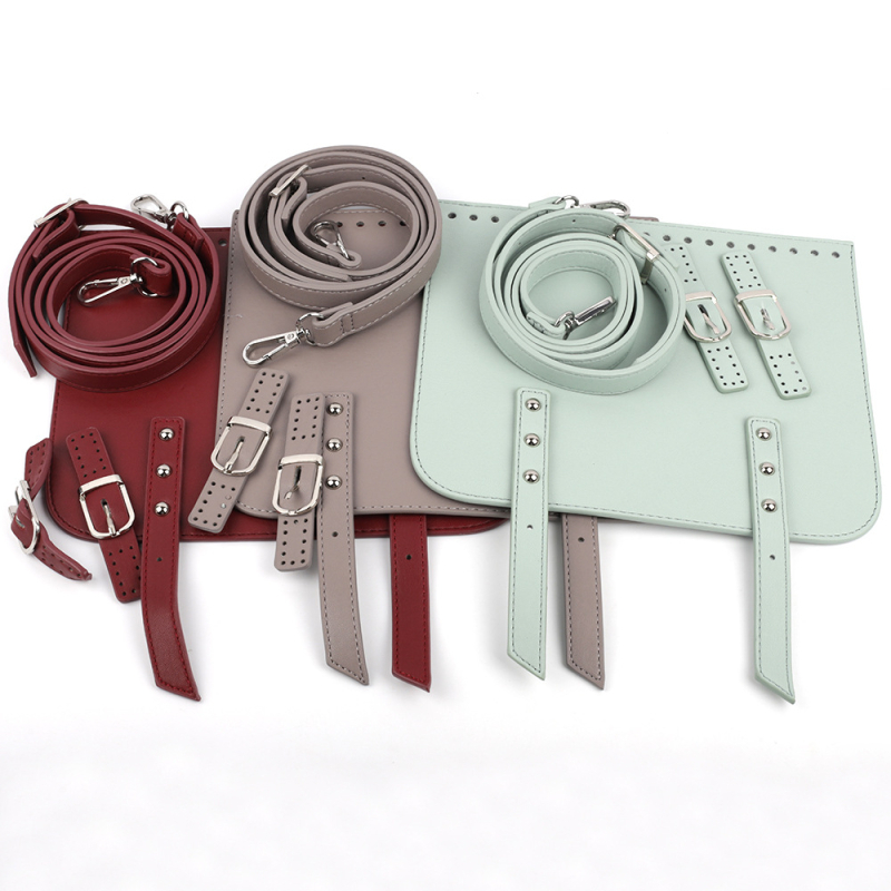 onthelevel Needle Hook Suit DIY komplet za ručno pletenu torbicu — PU kožni materijali za diagonornu crossbody torbu sa kopčom