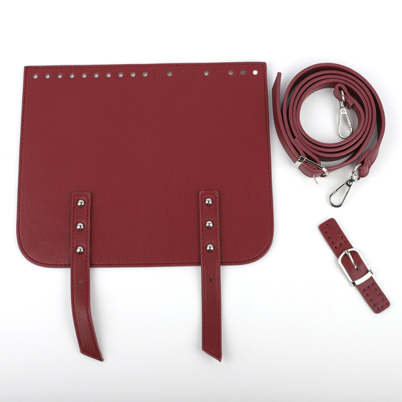 onthelevel Needle Hook Suit DIY komplet za ručno pletenu torbicu — PU kožni materijali za diagonornu crossbody torbu sa kopčom