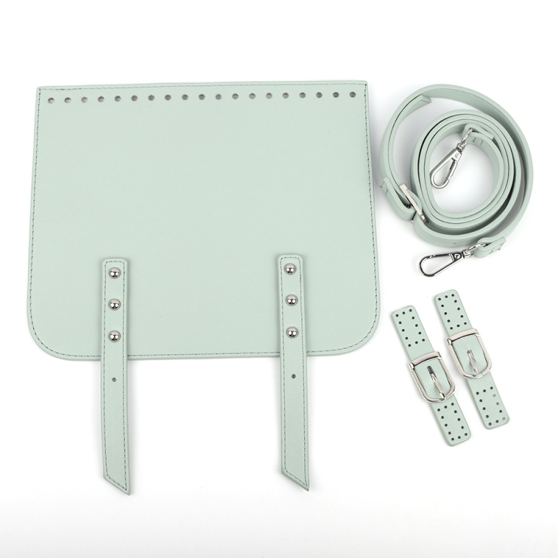 onthelevel Needle Hook Suit DIY komplet za ručno pletenu torbicu — PU kožni materijali za diagonornu crossbody torbu sa kopčom