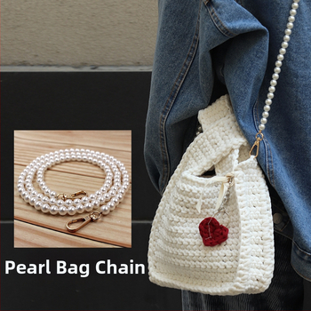 Lanac za torbicu s perlama, ABS perle, DIY pleteni lanac za torbicu