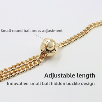 Xinfan ML metalni remen za torbe – remen za rame, model ML, materijal metal, sezona ljeto 2023