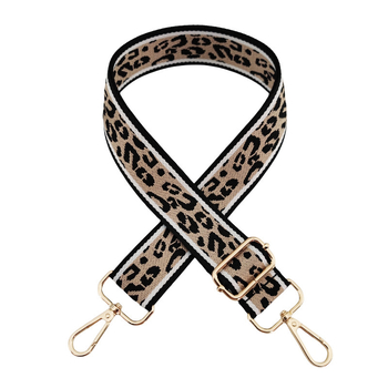 Leopard uzorak, široki rameni remen za torbu, širina 3,8 cm, poliester-bavna materijal, crossbody, smanjenje opterećenja