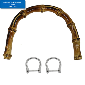 Koujin bambusinė rankena, geležies konstrukcija, bagažo priedai, bambuko sujungimo dizainas