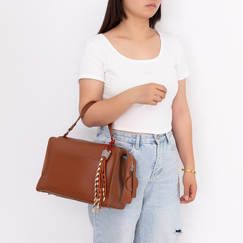 Telefono dėklo grandinė, bohemiško stiliaus, medvilnė ir linas, modelis B373, 2024 m. pavasaris