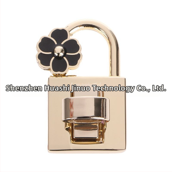 Κλειδαριά τσαντών με σχέδιο πετάλου – κράμα, μοντέλο HSK-M-4753, για κουτιά κοσμημάτων και τσάντες, διαθέσιμη παραμετροποίηση