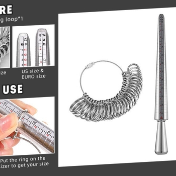 Εργαλείο μέτρησης δαχτυλιδιών για κοσμήματα, στερέωση και διαμόρφωση δαχτυλιδιού, σετ μεταλλουργίας, μάρκα Glory