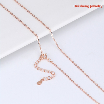 Κολιέ από ασήμι 925 με O-αλυσίδα, σχέδιο με γράμματα, μήκος 21–50 cm, ηλεκτροπλατίωση