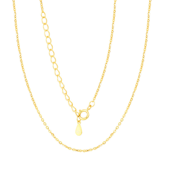 Κολιέ από ασήμι 925 με O-αλυσίδα, σχέδιο με γράμματα, μήκος 21–50 cm, ηλεκτροπλατίωση