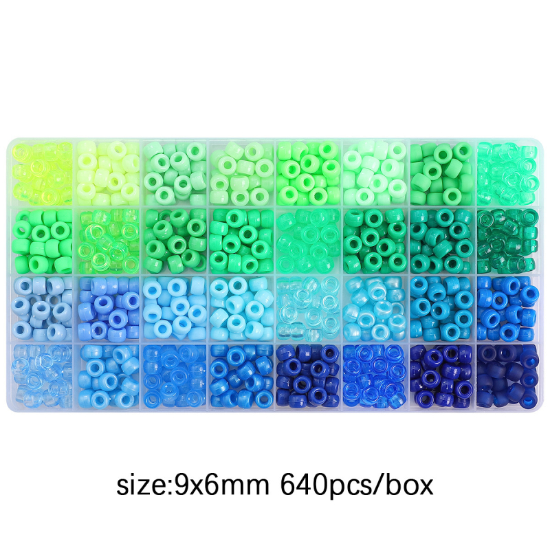 Kit DIY accesorii pentru mărgele din acril, cutie cu 32 compartimente, Ning Sheng, vara 2025