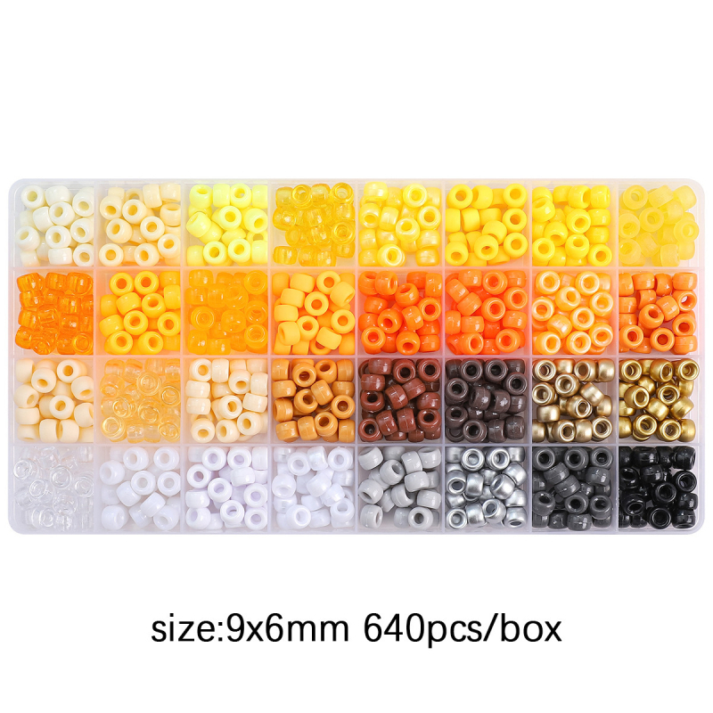 Kit DIY accesorii pentru mărgele din acril, cutie cu 32 compartimente, Ning Sheng, vara 2025