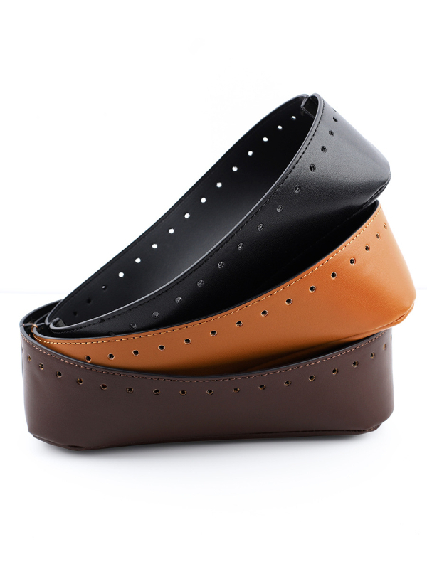 Rankinė 2 dalių rinkinys - PU oda, nauja rankena, DIY pintos odos aksesuarai - Pavasaris 2024, pečių dirželis