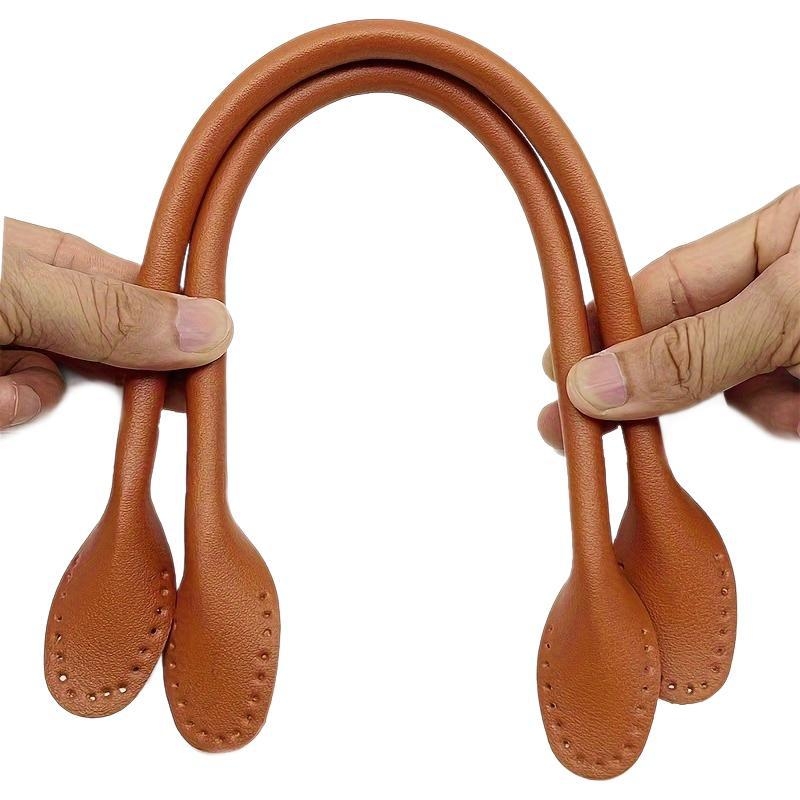 PU odos rankena rankinei — rankų austas, ultra lengva, vieno tono dizainas, rankinių priedai, Pavasaris 2024