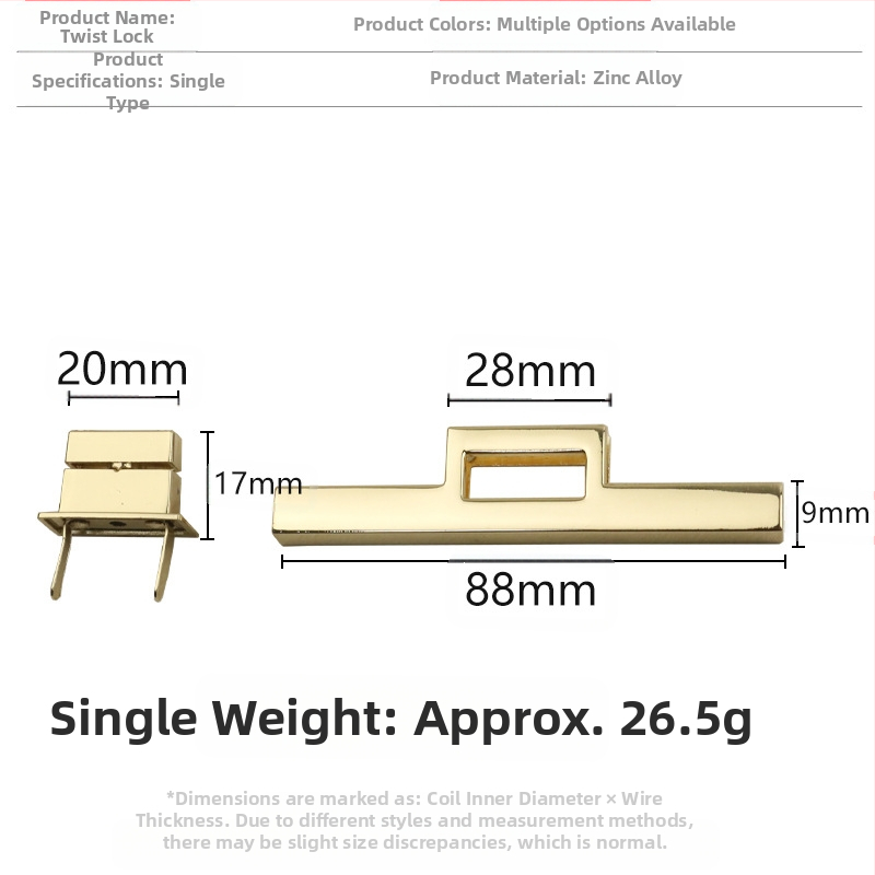 Ключалка за багаж Twist Lock, метална, износоустойчива, лято 2023, аксесоари за багаж