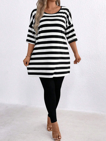 Εκτυπωμένο σετ δύο τεμαχίων γυναικών με τοπ σε στρογγυλή λαιμόκοψη και παντελόνι, Baili, πολυεστέρας, μακριές μανίκια, φθινοπωρινό 2024