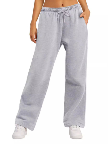 Ежедневни дамски полиестерни панталони, висока талия, свободна кройка, прав крак, тънък плат