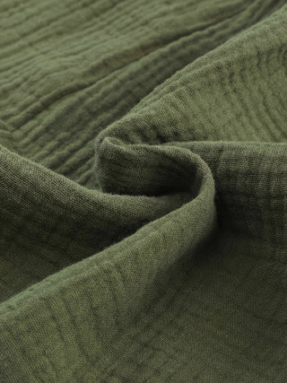 Moterys plačios kelnės su aukšta juosmeniu, medvilnės-poliesterio mišinio audinys, mikroelastika, plisė tekstūra, kasdienio japonų ir korėjiečių stiliaus.