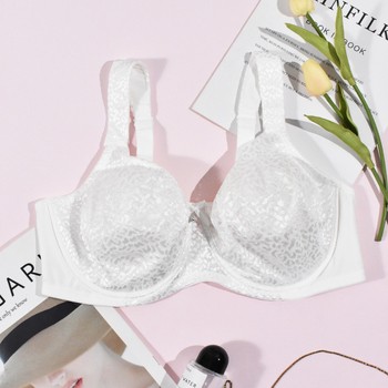 Didelės apimties liemenėlė su plieninėmis įtvaromis, viršutinė atrama, pilnas puodelis, plonos formuojančios taurės, užpakalinė trijų eilių sagos