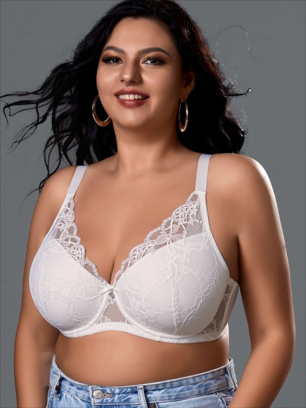 Biustų komplektas su nėrinių raštu ir skaidriu tinklu, su palaikymo kostiumėliu, Push-Up ir tempimas, plonas formuojamas puodelis