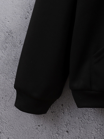 Παιδικό unisex φούτερ με κουκούλα και κέντημα καρδιάς, κορεάτικο στυλ, 100% πολυεστέρας.