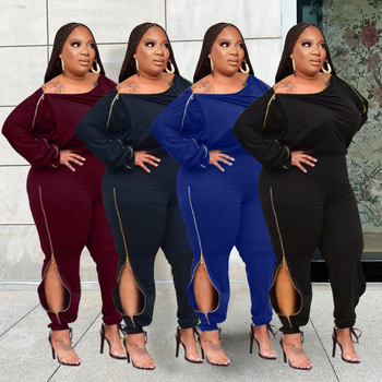 Ženski kombinezon – jednofarban, dugi rukavi, duljina 9/10, poliester materijal, elegantan gradski stil