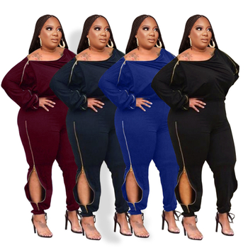 Ženski kombinezon – jednofarban, dugi rukavi, duljina 9/10, poliester materijal, elegantan gradski stil