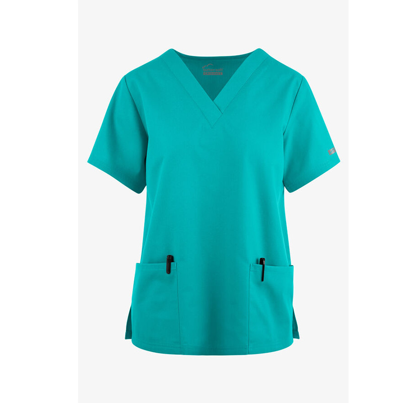 Vīriešu medicīnas T-krekls ar īsām piedurknēm, poliester–kokvilnas maisījums, mitrumu atgrūdošs (95% poliester)