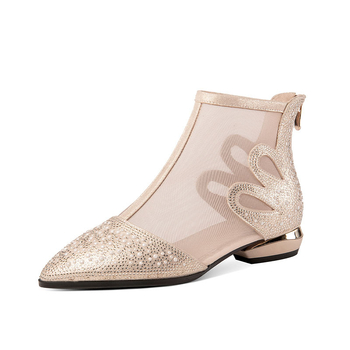 Batai su PU viršutine dalimi ir PU padu, aukštas viršus, apvalus pirštas, užtrauktukas gale