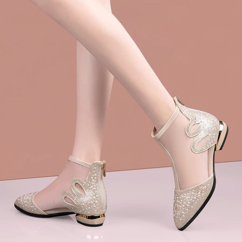 Batai su PU viršutine dalimi ir PU padu, aukštas viršus, apvalus pirštas, užtrauktukas gale