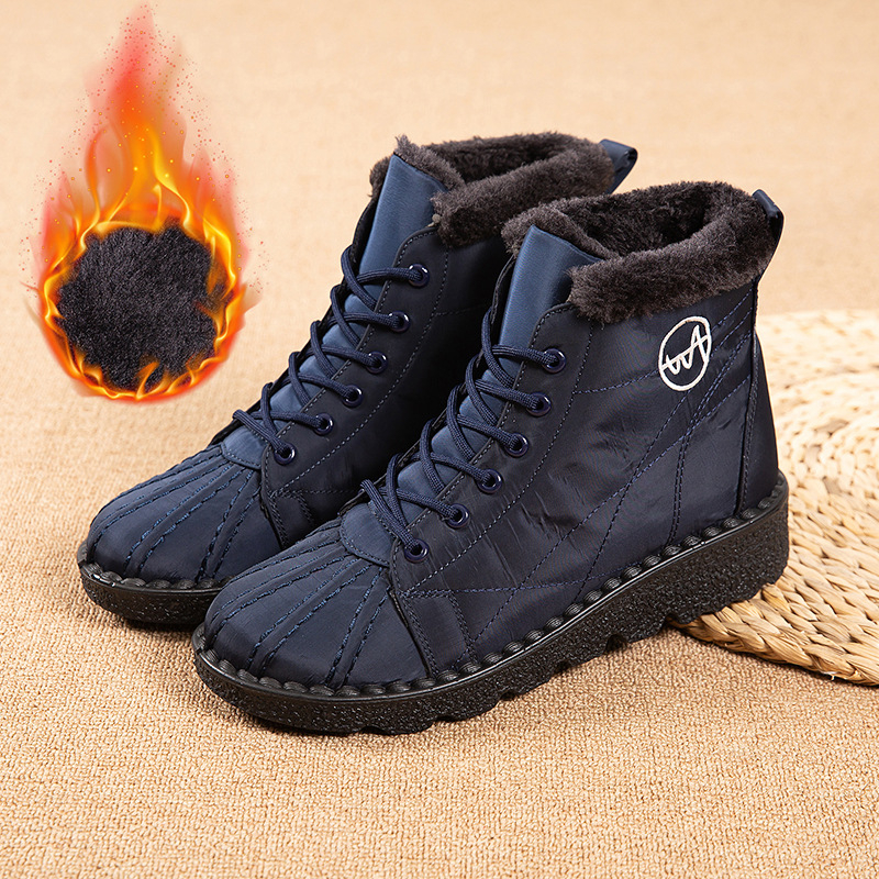 Racing Dragon sniego batai – atsparūs vandeniui viršutiniai, guminė padas, žemas batų aukštis, apvalus pirštas, moterims, žiema, laisvalaikio stilius