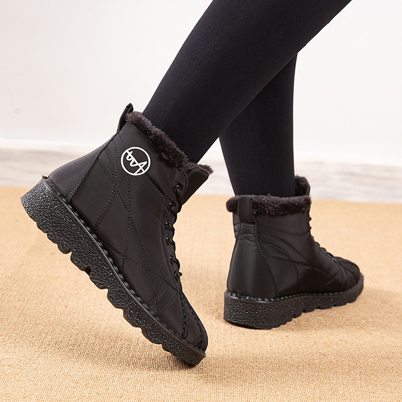 Racing Dragon sniego batai – atsparūs vandeniui viršutiniai, guminė padas, žemas batų aukštis, apvalus pirštas, moterims, žiema, laisvalaikio stilius