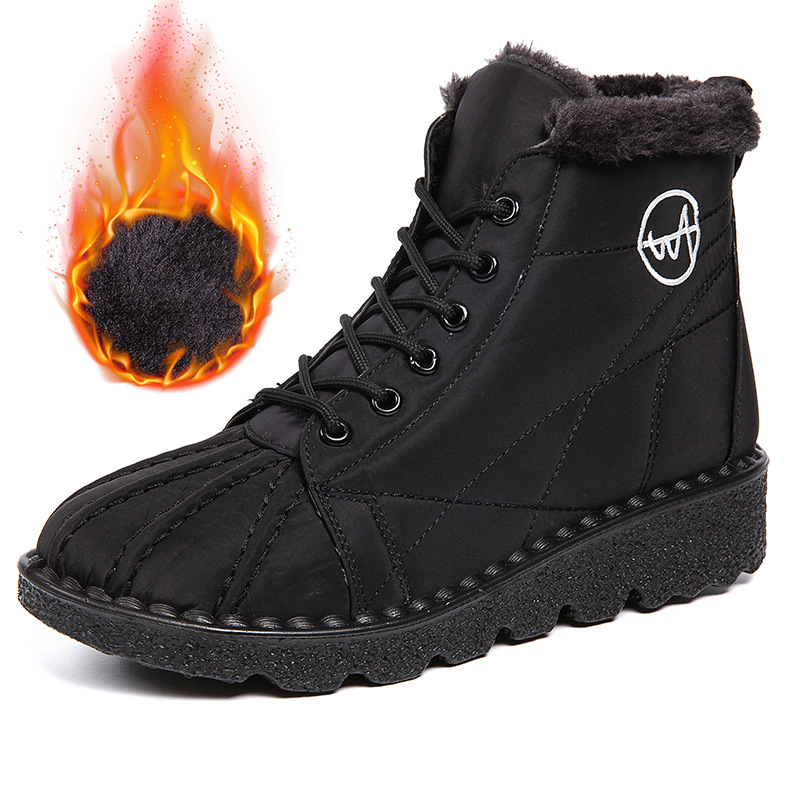 Racing Dragon sniego batai – atsparūs vandeniui viršutiniai, guminė padas, žemas batų aukštis, apvalus pirštas, moterims, žiema, laisvalaikio stilius