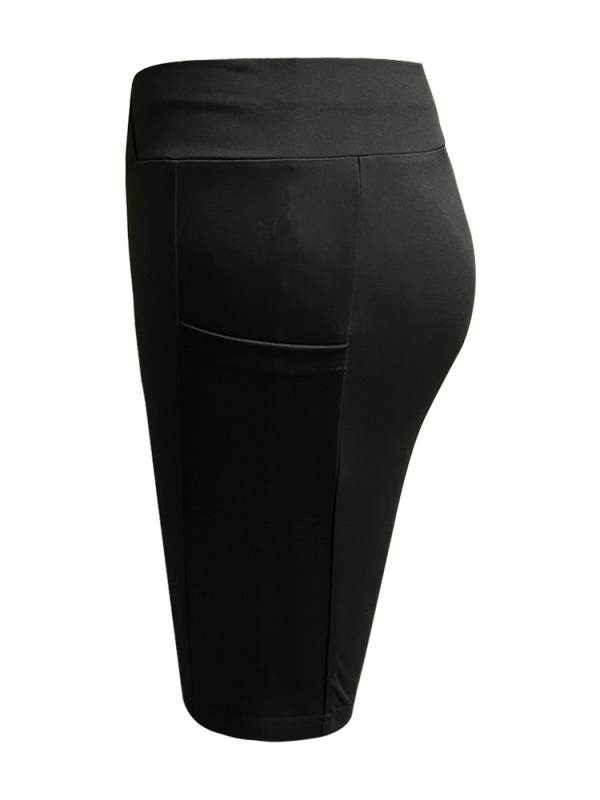 Moterų sportinės legginiai su kišene, elastinga platesnė juosta, poliesterio pluoštas 95%+, aukštas elastingumas, siauras kirpimas