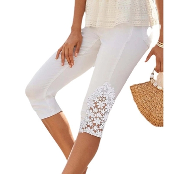 Ежедневни женски тесни къси панталони с еластична талия - полиестер с еластан, над 95% полиестер, дължина къс панталон, свеж и сладък стил