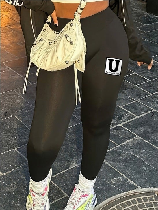 Moterų Milk Silk siaurų kelnių kelnės, 50–70% poliesterio, vidutinio juosmens, vidutinio storio, aukštas elastingumas, spaudinimas, gatvės hipster stilius, ruduo 2024