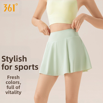 Пола за йога 361 — покривна пола за йога/тенис, листовиден дизайн, модест (Бранд: 361; Сезон: Лято 2024; Тип: йога/тенис покривна пола)