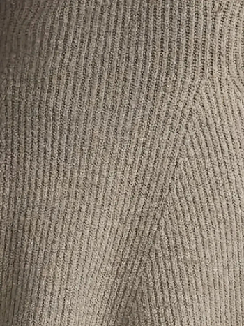 Moteriškas megztinis kardiganas – elegantiškas, vientisas raštas, poliesteris, ilgomis rankovėmis, vidutinio ilgio, laisvas kirpimas