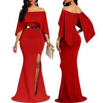 Γυναικείο Φόρεμα χωρίς Μανίκια με Σχισμή, Μακριά Φούστα, Καλοκαιρινό 2022, Ίνες Μπαμπού με Πολυεστέρα και Ελαστάνη