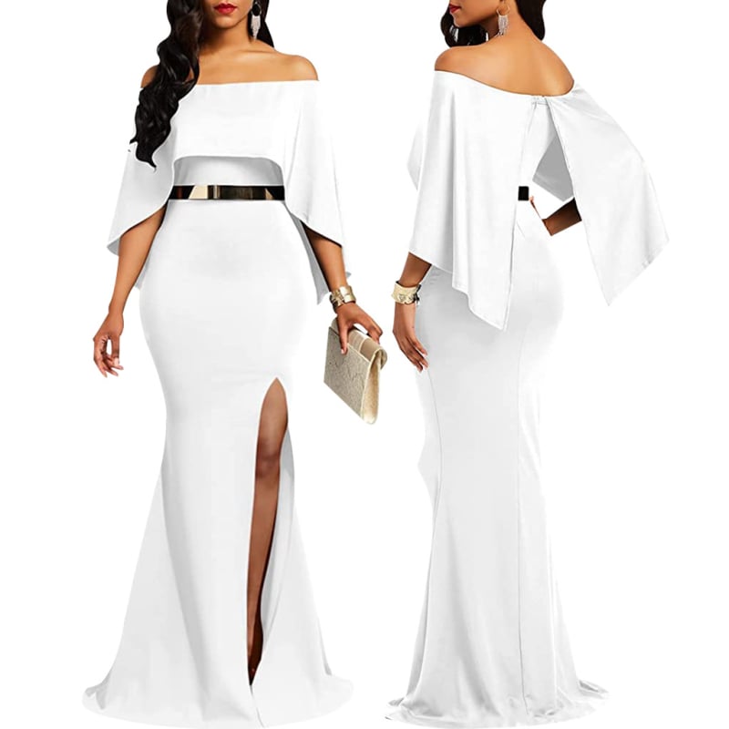 Női ujj nélküli ruha hasítékkal és hosszú szoknyával, nyár 2022, bambuszrost-keverék poliészterrel és elasztánnal