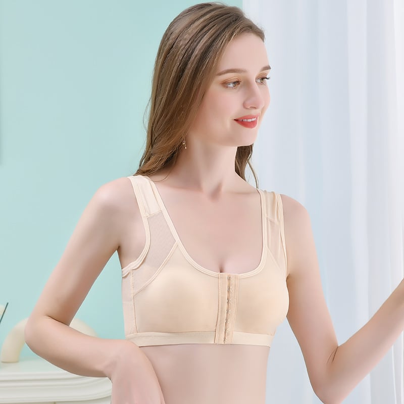 Sportinis liemenė su priekinia sagtimi, belaidis, reguliuojamas, kvėpuojantis, tinkamas jogai