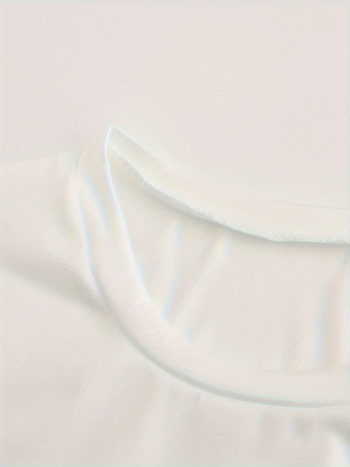 Тениска с кръгло деколте, къс ръкав, полиестер със спандекс, принт с персонаж, свободна кройка