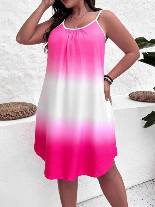 Φόρεμα, χωρίς μανίκια, U-λαιμό, μεσαίου μήκους, πολυεστέρας 95%+, μεταλλική ρυθμιζόμενη αγκράφα