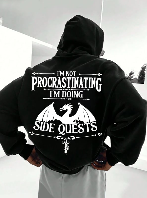 Vyrų kasdieninis džemperis su gobtuvu ir dvipuse spauda su automobilių raštu, Milk Silk audinys, ruduo 2024.