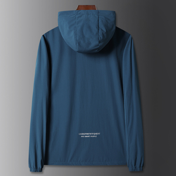 Jaka ar kapuci, 100% neilons, vasara, rāvējslēdzējs, korejiešu stil (100% neilons; vasara; rāvējslēdzējs; korejiešu stil)