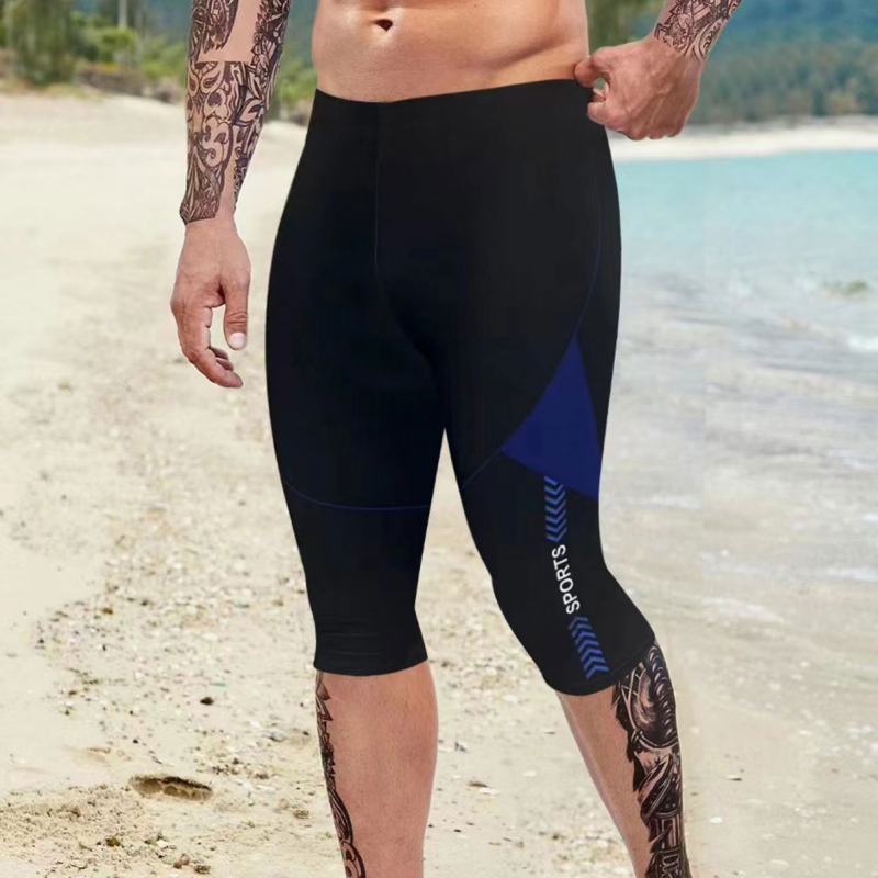 Sportiniai šortai su aukštu juosmeniu, greitai džiūvantys, nailonas su 82% spandekso, pamušas poliesteriu, tinkami bėgimui ir plaukimo užsiėmimams