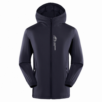 Αντιανεμική εξωτερική ζακέτα για ενήλικες, unisex, καλοκαιρινή νάιλον με UPF50+ UV προστασία και κουκούλα