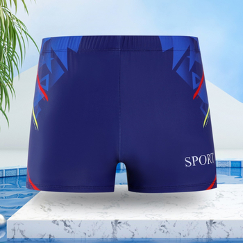 Vyriniai plaukimo šortai su spauda, greitai džiūstantys, 82% poliesteris su 18% pamušalu, 200 g, stilius: briefs